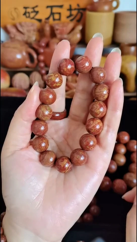 泗水滨砭石坊9月专场/砭石精品手串