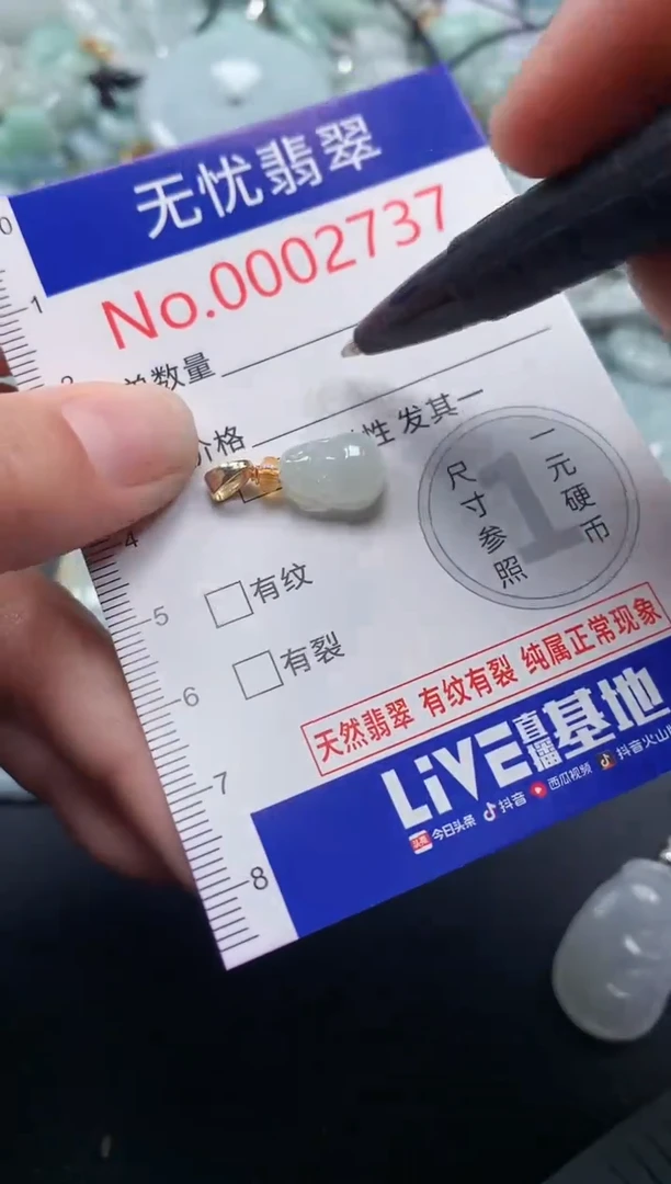 吊坠(不含链)未镶嵌翡翠2737