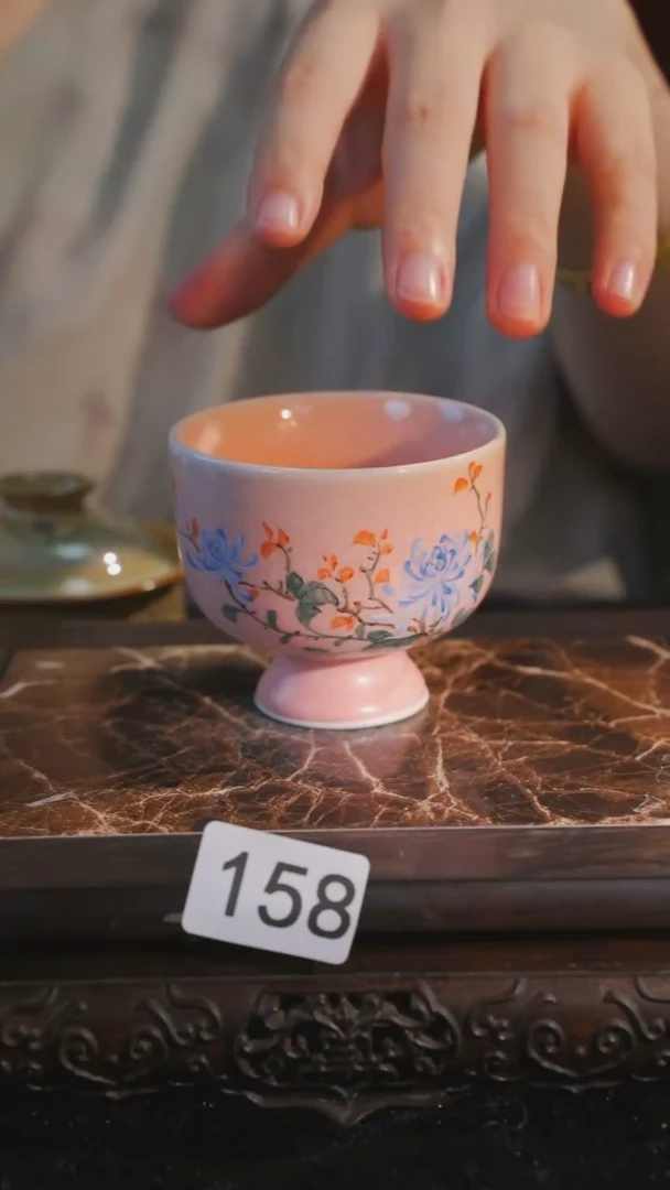 杯子等烟雨陶瓷手作主人杯158