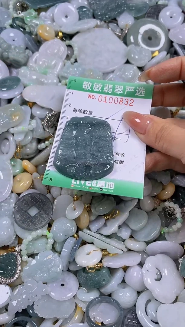 【闪购商品】翡翠颈饰未镶嵌闪购0100832多样性发其一