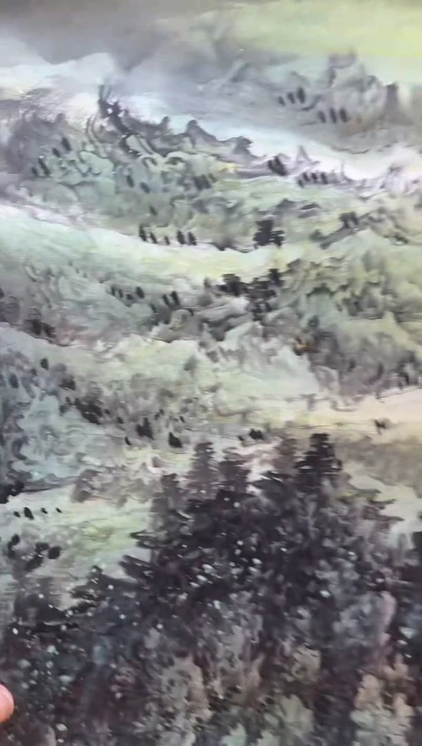 【闪购商品】国画周建真老师字画带亲笔合影证书3-27