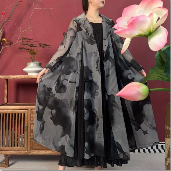 【大海轻奢】BF32547新款高级烟灰百搭气质设计师款时尚外披