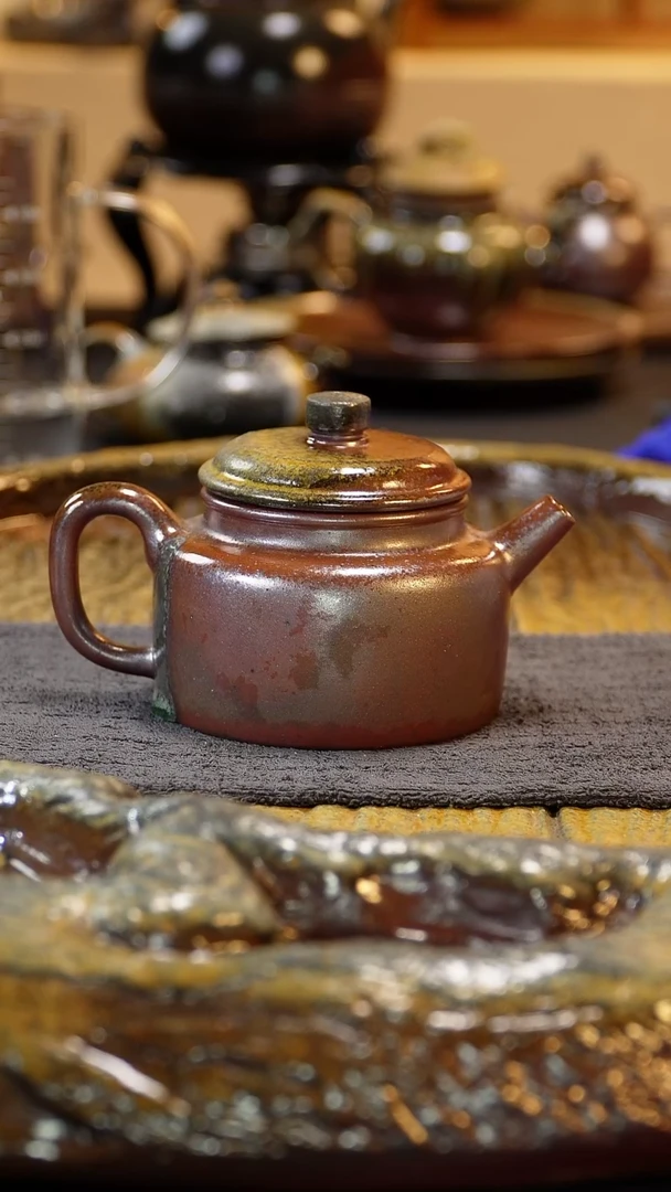 紫砂柴烧纯自然柴烧