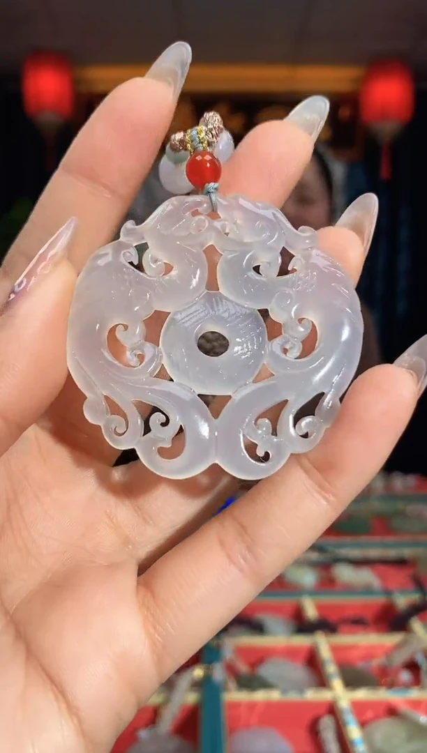 【闪购商品】和田玉颈饰未镶嵌龙凤