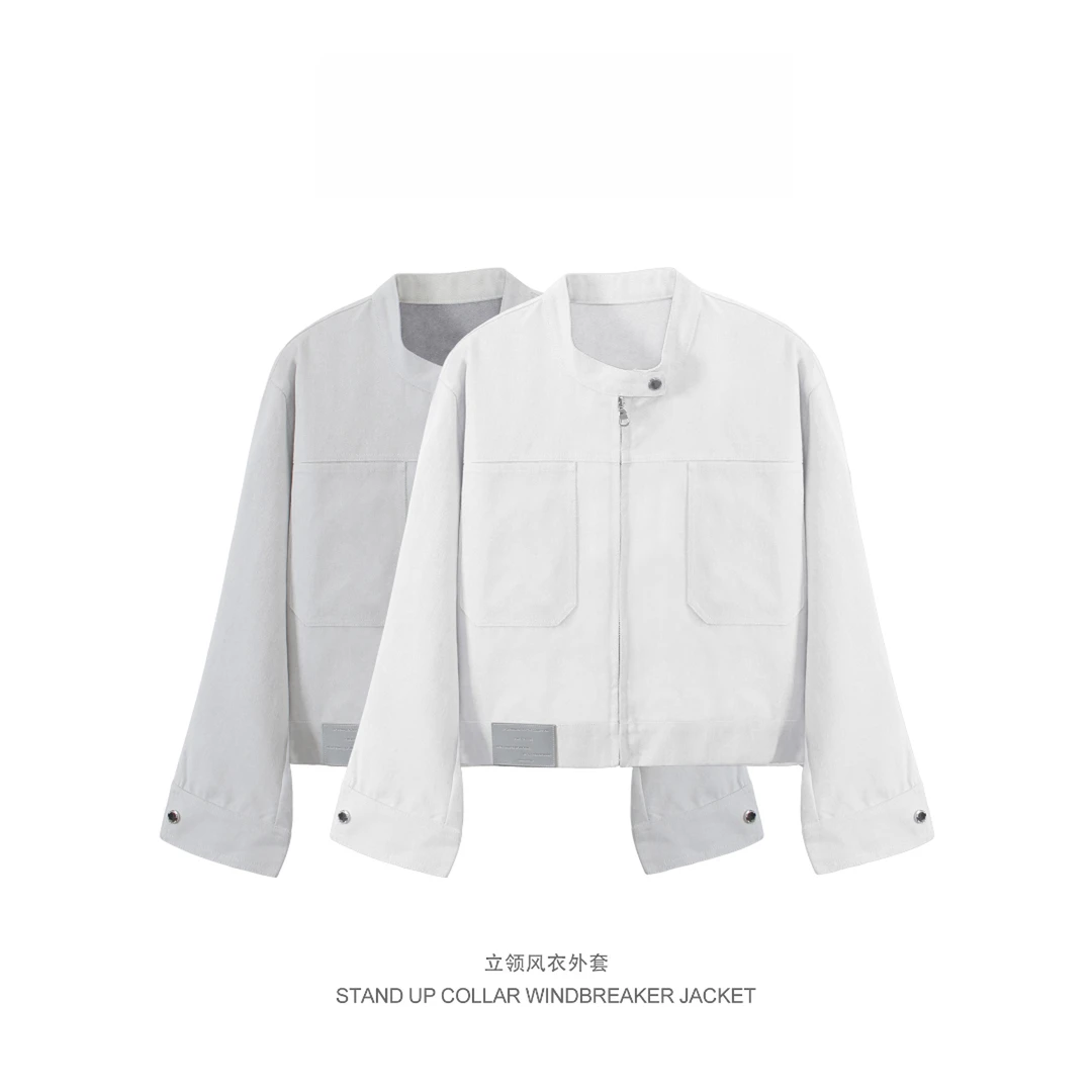 【怀旧风潮】复古宽松机能风百搭休闲上衣新款25WT3067