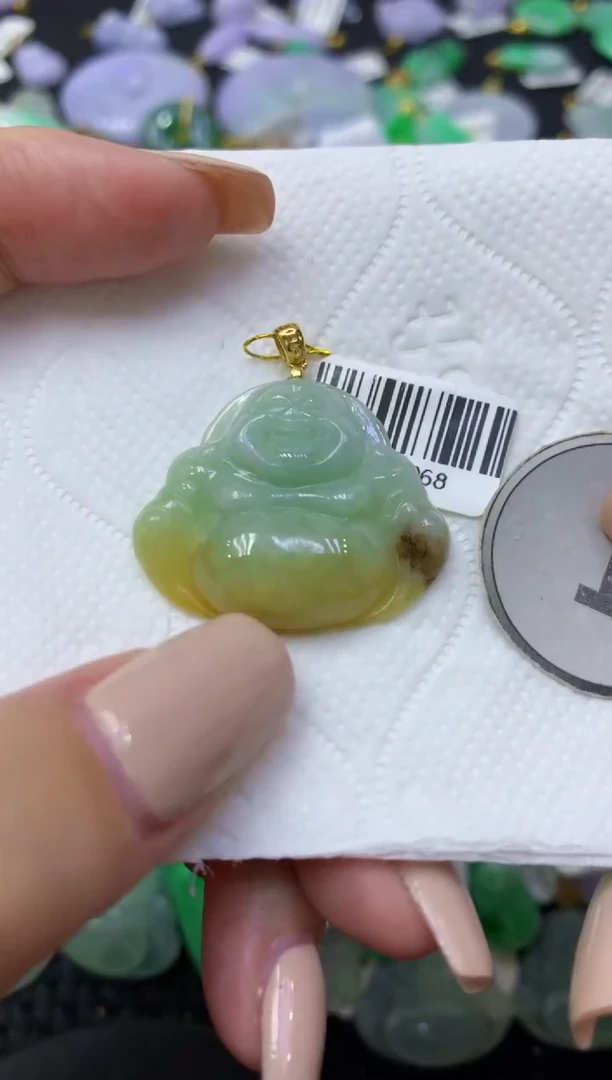 颈饰未镶嵌翡翠天然缅甸翡翠A货