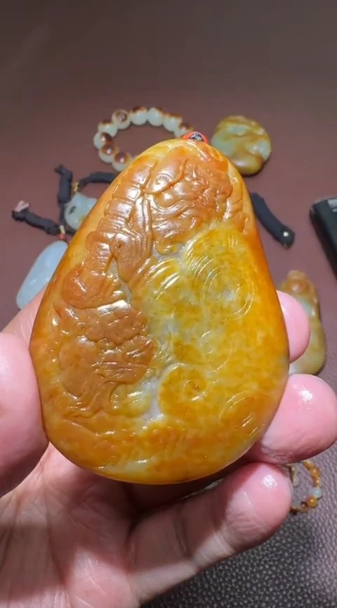 未镶嵌和田玉把件树和田玉