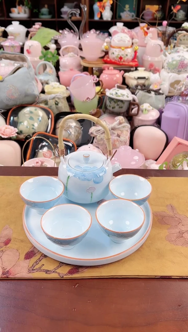 【闪购商品】瓷片茶具：库存仅剩1件