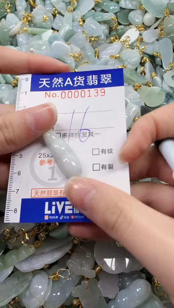 颈饰未镶嵌翡翠纯天然a货翡翠