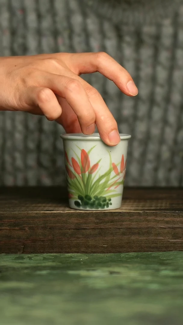 青诗集手工手绘瓷器