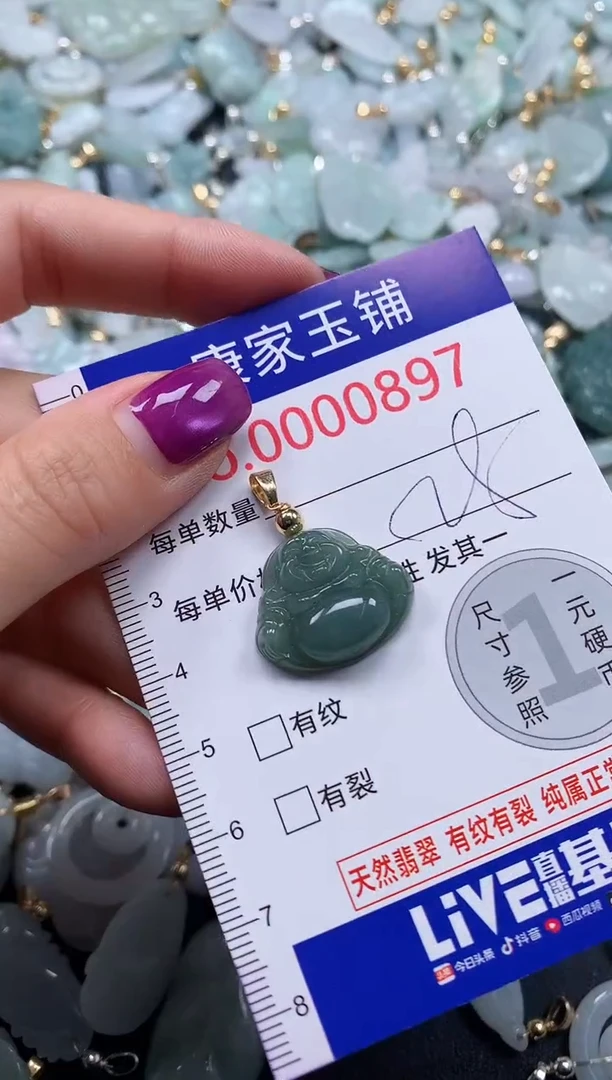 颈饰未镶嵌翡翠897