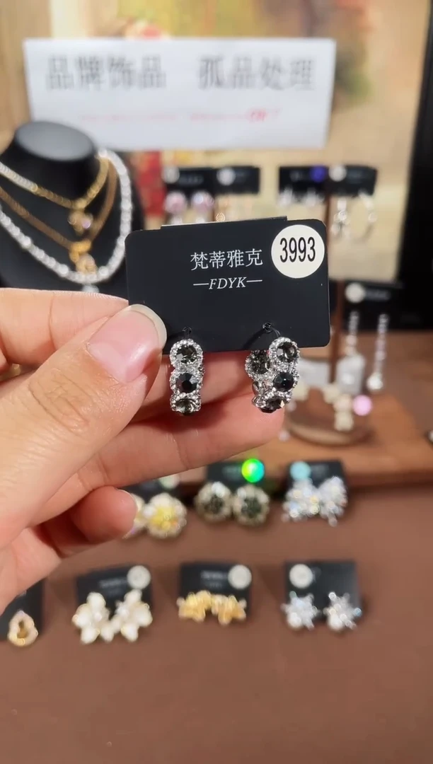 合金925银锆石梵3993