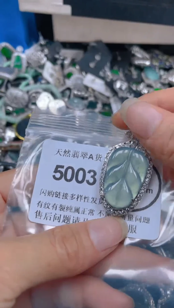 翡翠未镶嵌吊坠(不含链)5003