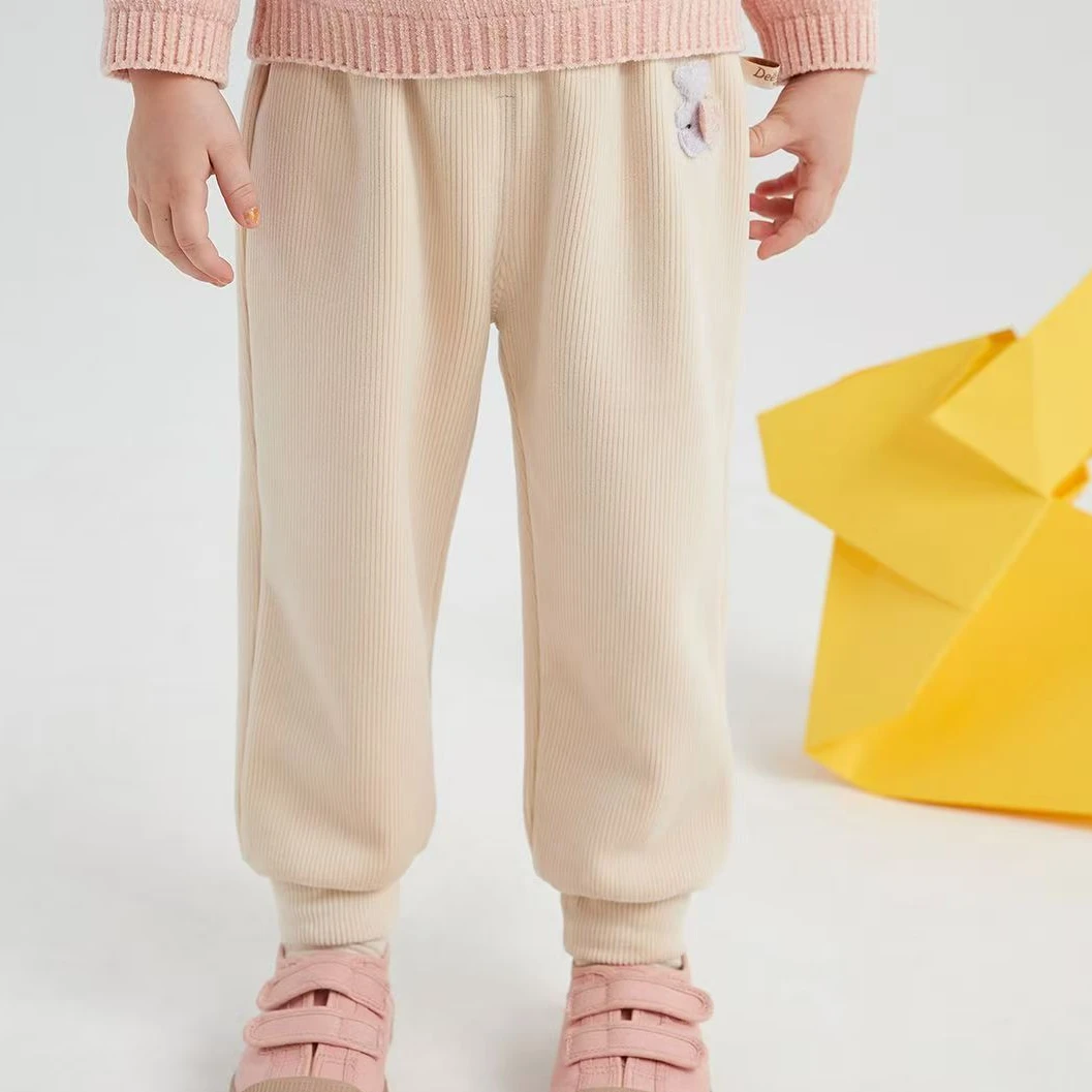 小女宝加绒裤子