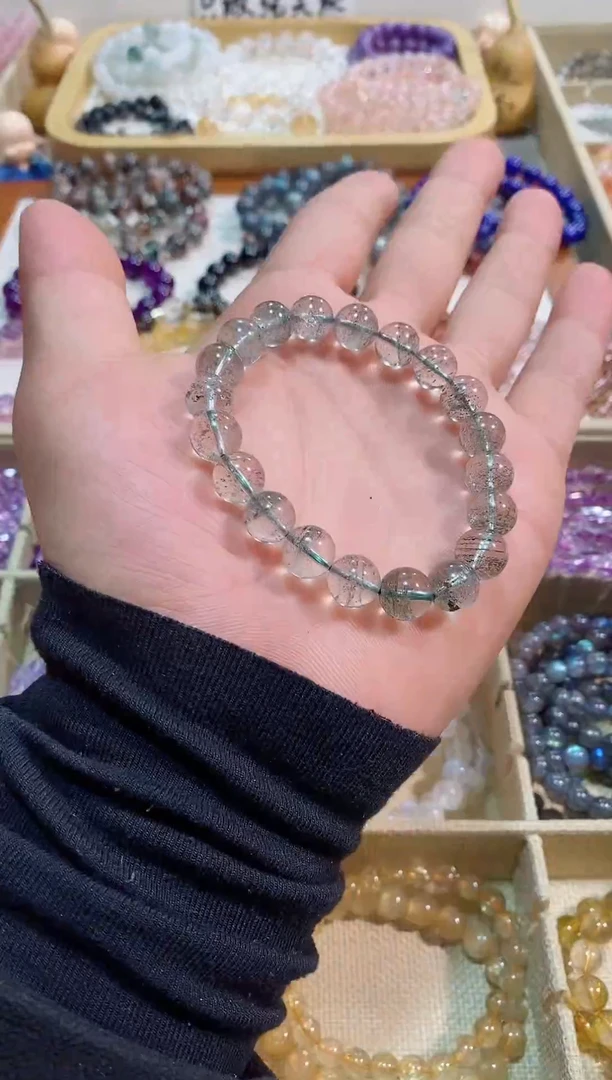 【闪购商品】水晶手链未镶嵌绿幽灵10M+ (多样性发其一）