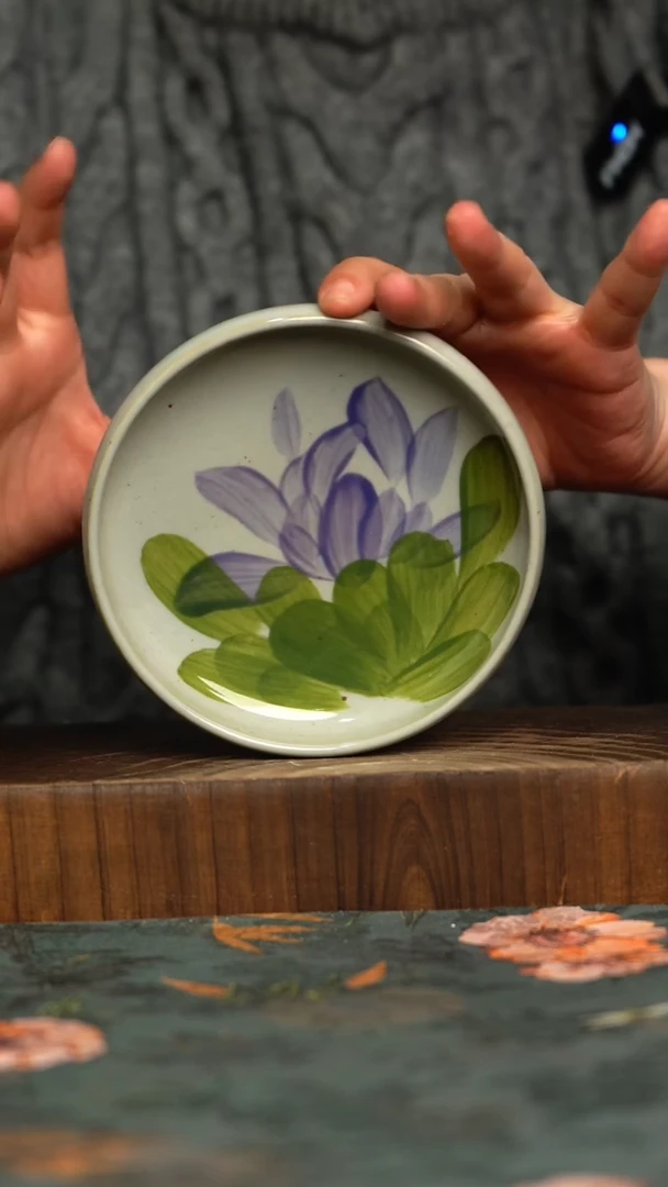 杯釉下彩手工手绘同款陶器