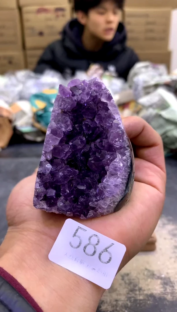 【闪购商品】水晶摆件未镶嵌天然紫水晶摆件586