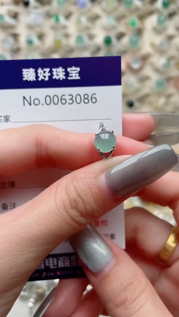 【闪购商品】翡翠戒指银S925镶嵌·