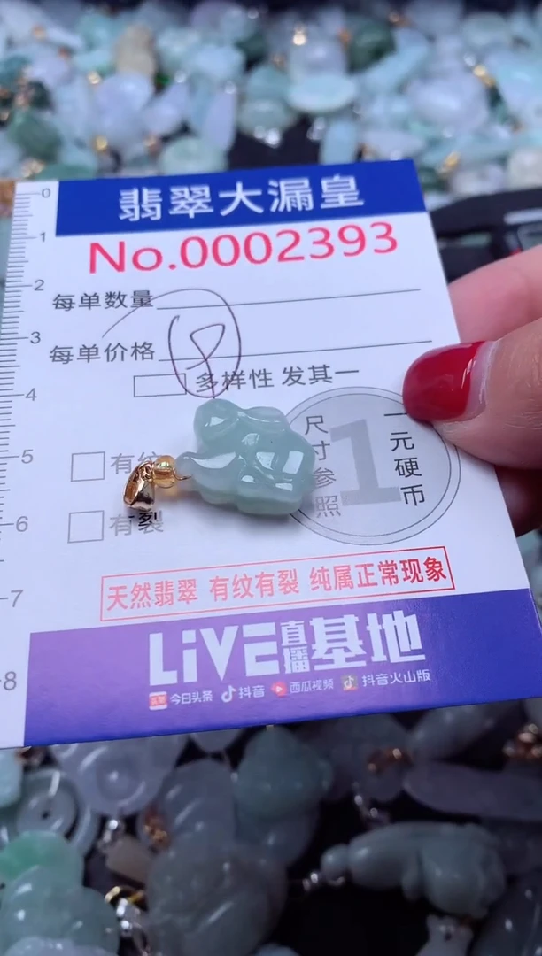 颈饰未镶嵌翡翠2393