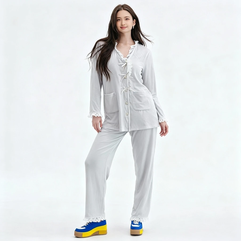 【乔姐严选0067】保暖常规款冬季女睡衣家居服套装夏季时尚春秋