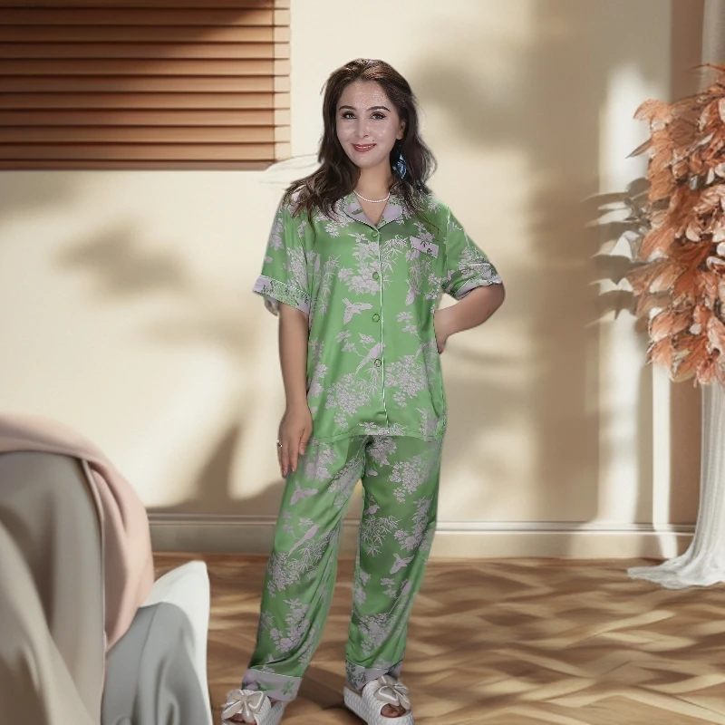 (乌市发货)本月最新款高级时尚女款睡衣套装