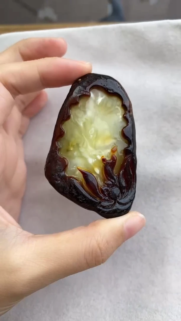 定制琥珀未镶嵌10810186-吊坠