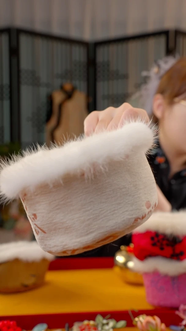 刺绣柠****子非遗苏绣绒花