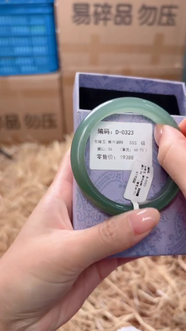 未镶嵌手镯石英质玉D-0323