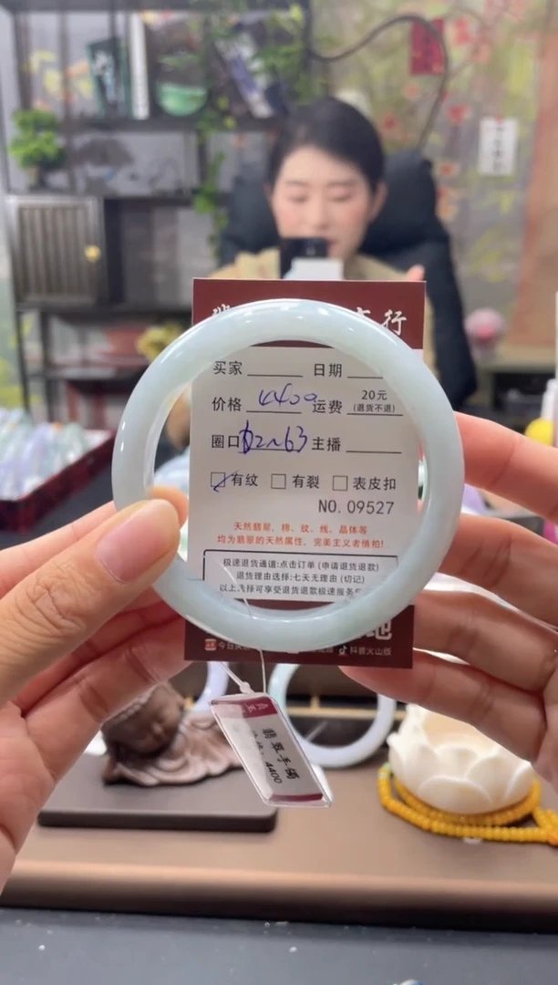未镶嵌手镯翡翠09527****