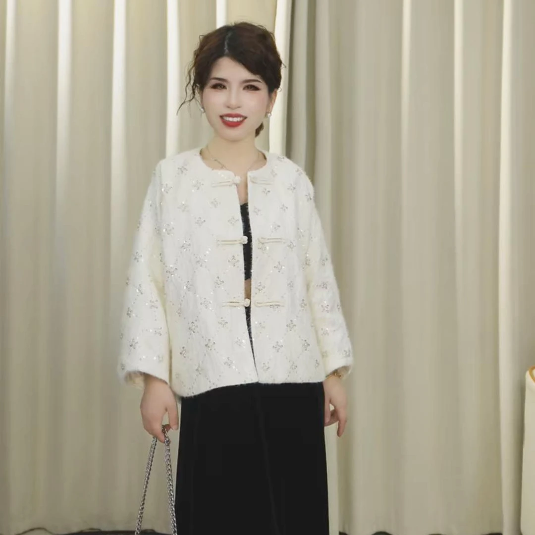 鲁云年小个子149秋季国风新中式外套精致小个子高级感25-66