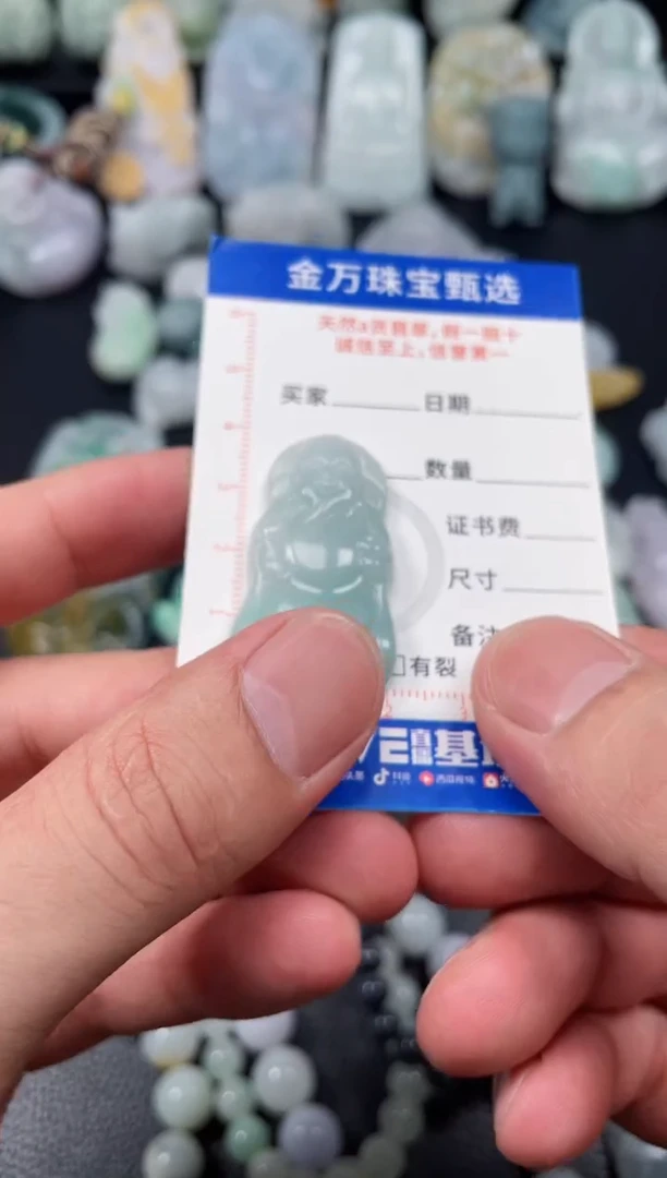 翡翠未镶嵌颈饰天然翡翠a货