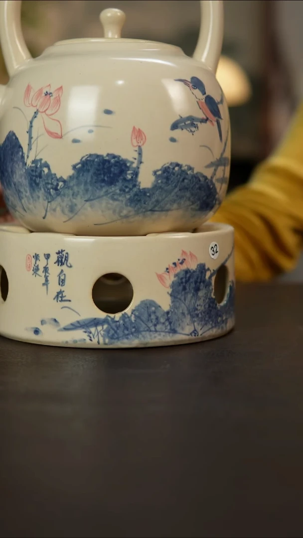 杯景德镇陶瓷杯碗柴烧多人