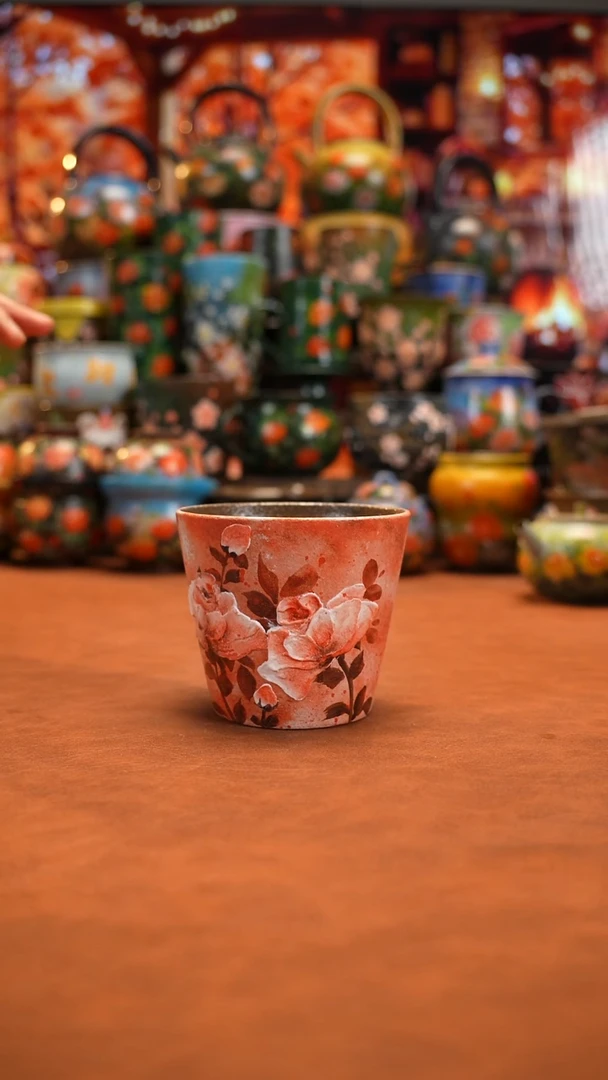 油画   釉下彩  杯子