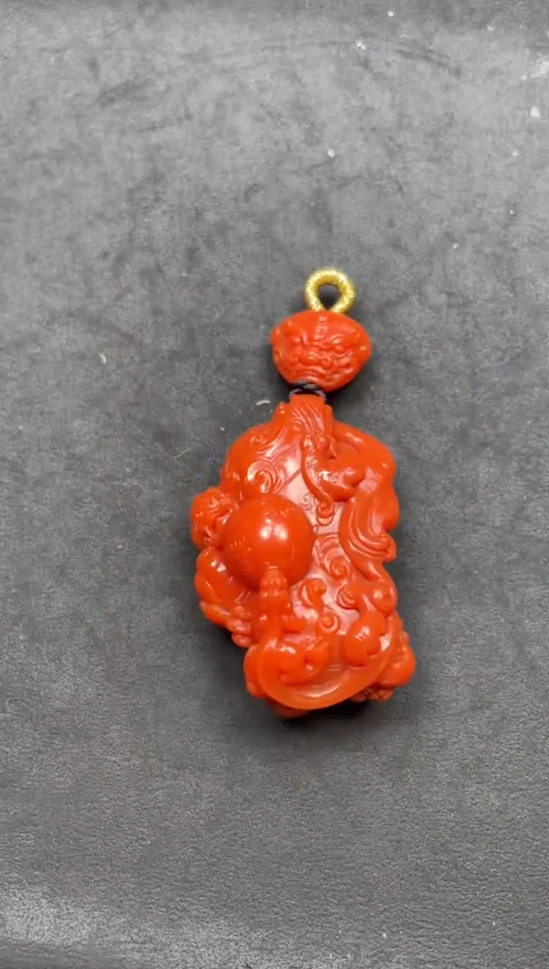 南红玛瑙挂件未镶嵌挂件