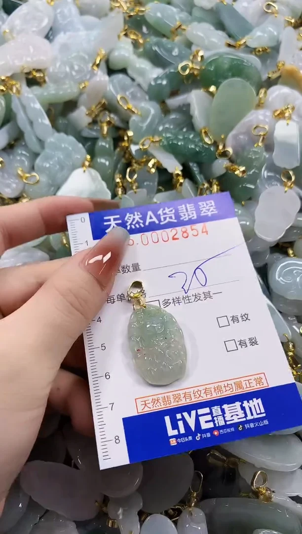 颈饰未镶嵌翡翠天然A货翡翠