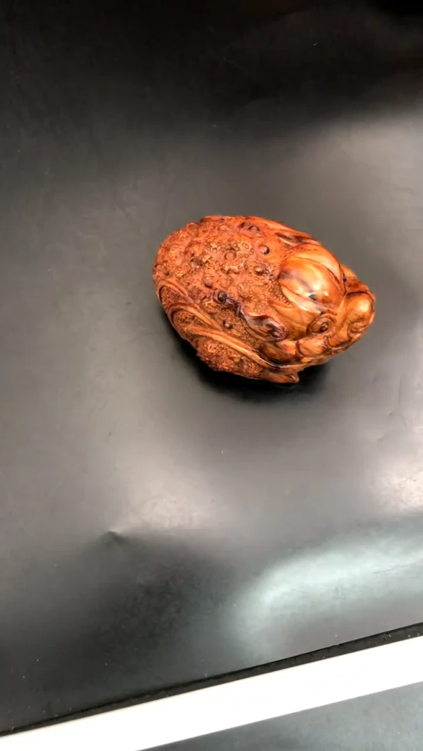 把件黄花梨/降香黄檀海黄野生中性料金蝉把件