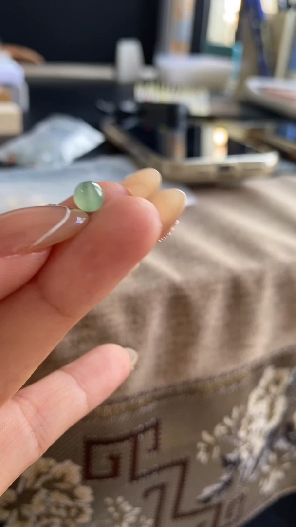 未镶嵌定制翡翠卡5+珠珠 9.9+0