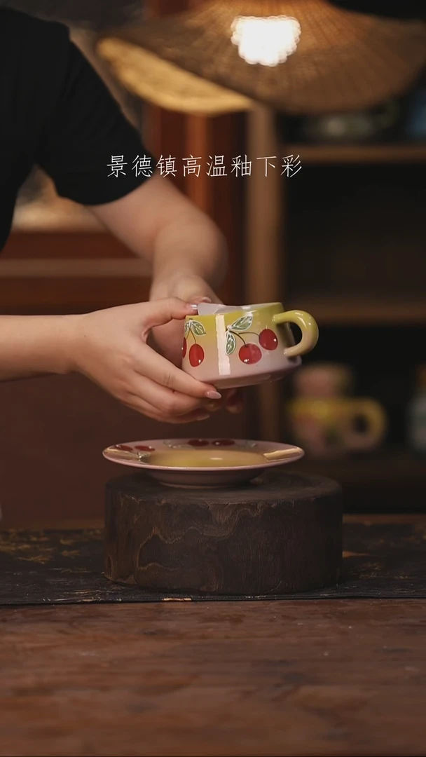 景德镇高温釉下手绘陶瓷363