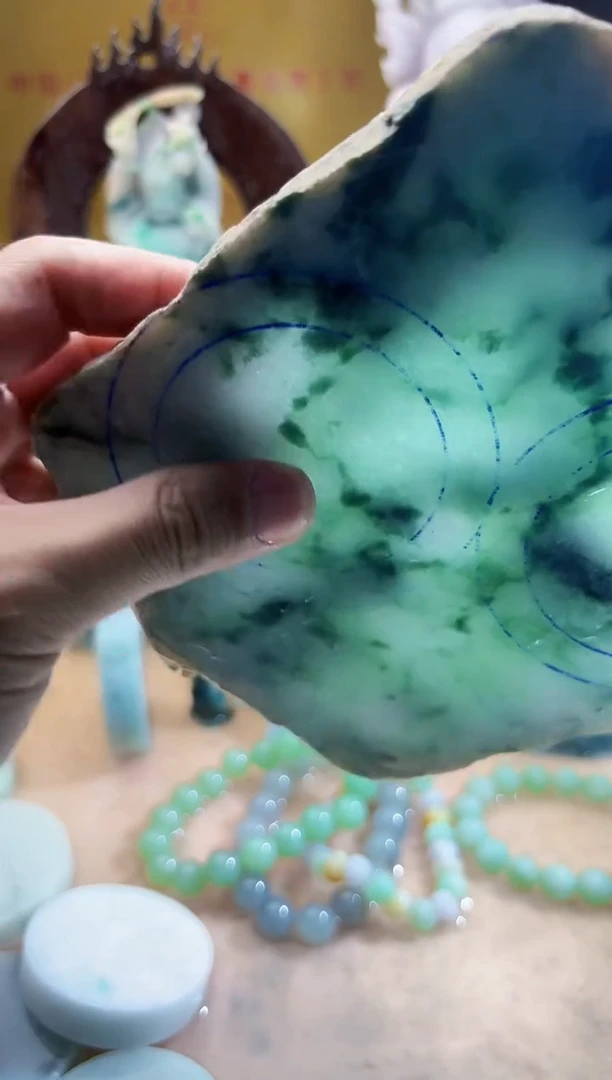 未镶嵌挂件翡翠A货张麦7219