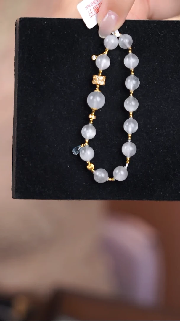 18K金镶嵌手链水晶@@@@