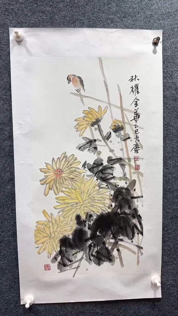 国画李火庆/国画/花鸟