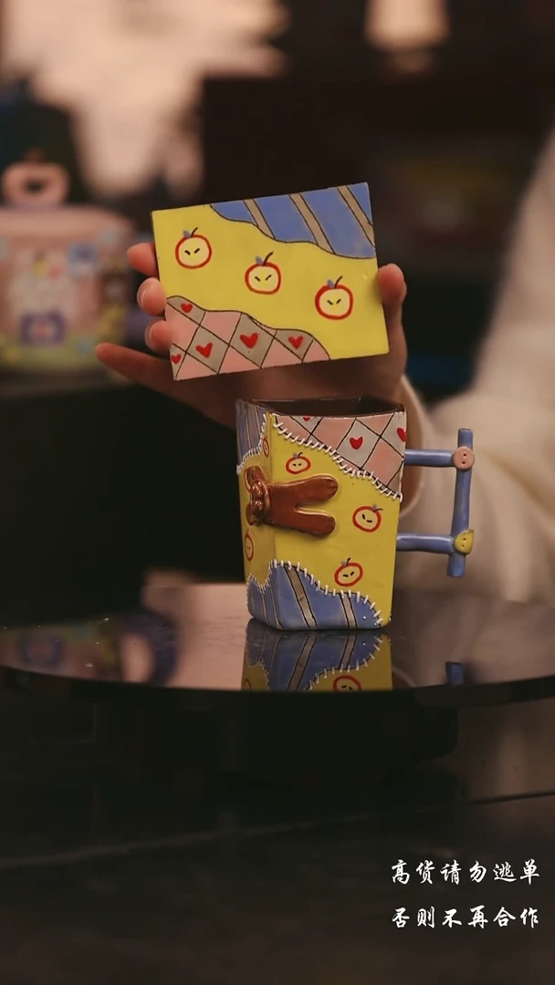 陶瓷景德镇可爱设计师款陶瓷