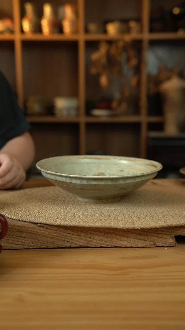 655流釉系列的9英寸螺纹盘1个