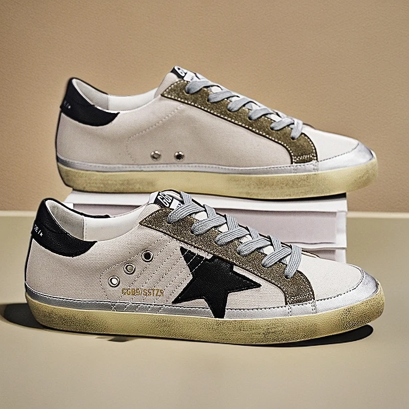 男士休闲板鞋秋季透气百搭2025新款潮流低帮潮鞋运动小白鞋子男鞋