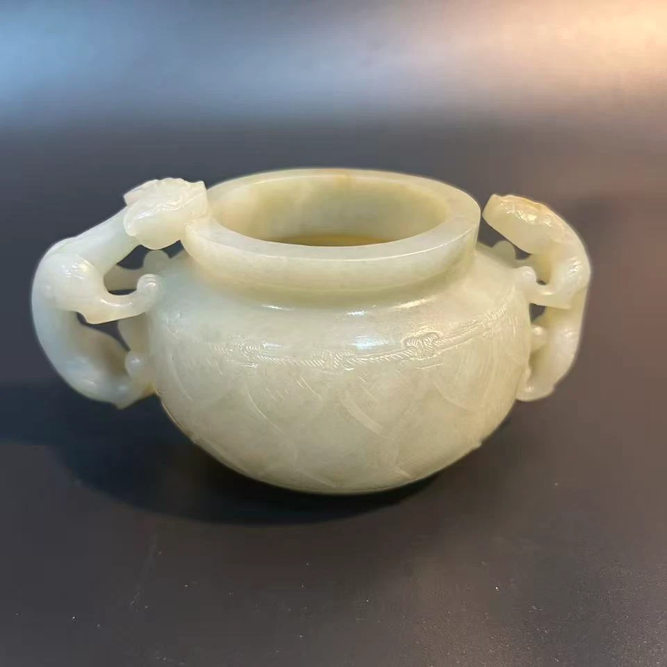 【程田文物】白玉香炉-250904A-101
