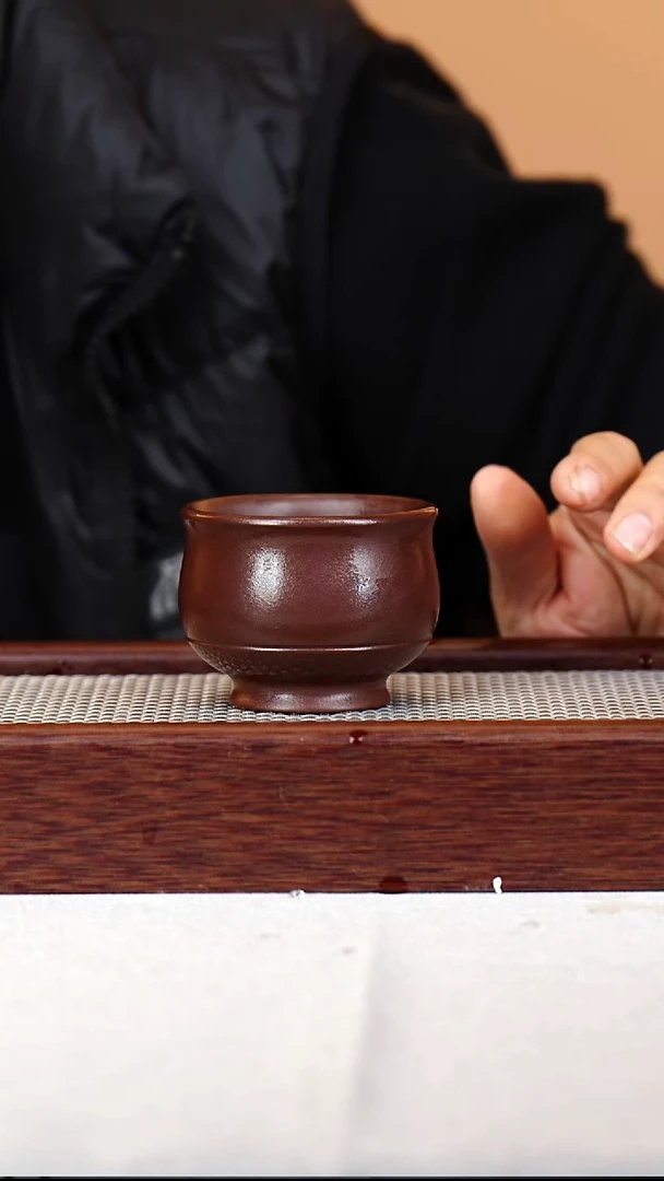 茶杯紫砂宜兴紫砂杯120C-14