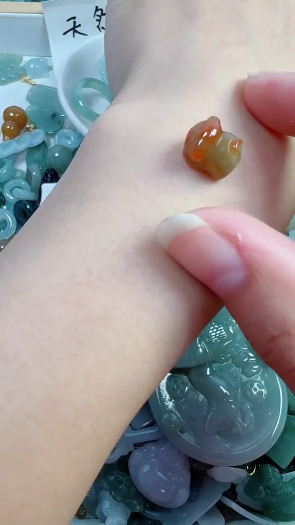 散珠翡翠89号链接，A货翡翠