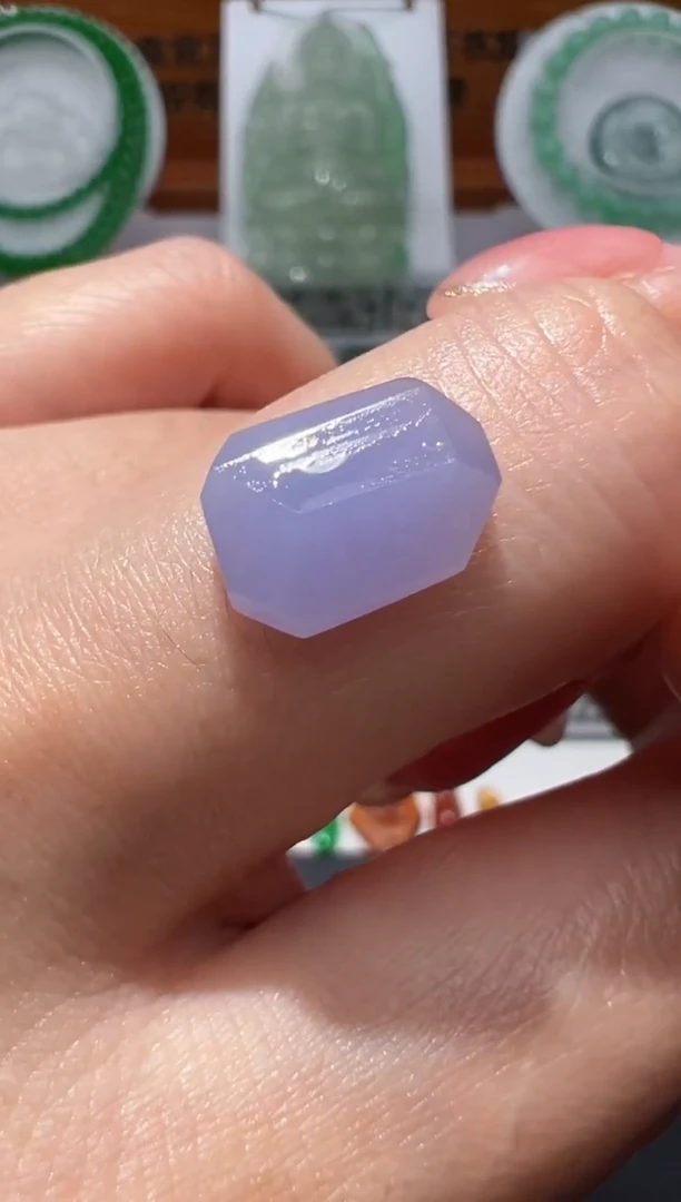 【闪购商品】定制翡翠未镶嵌12*8.9*4.5切割面