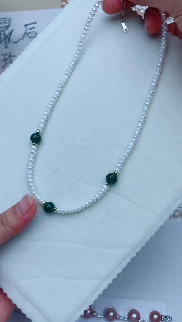 淡水珍珠未镶嵌项链项链