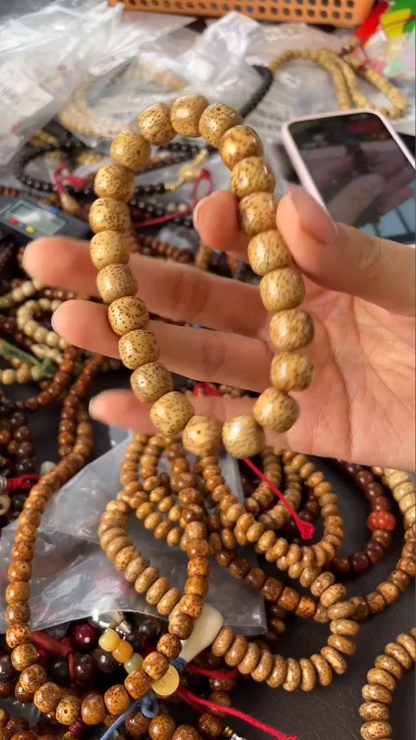 星月菩提手串精工级陈籽桶珠11*10手串